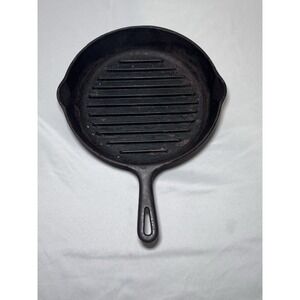 Wagner Ware Sidney‎ -O- 1129 Large 11" Round Heavy Cast Iron Skillet Griddle Pan